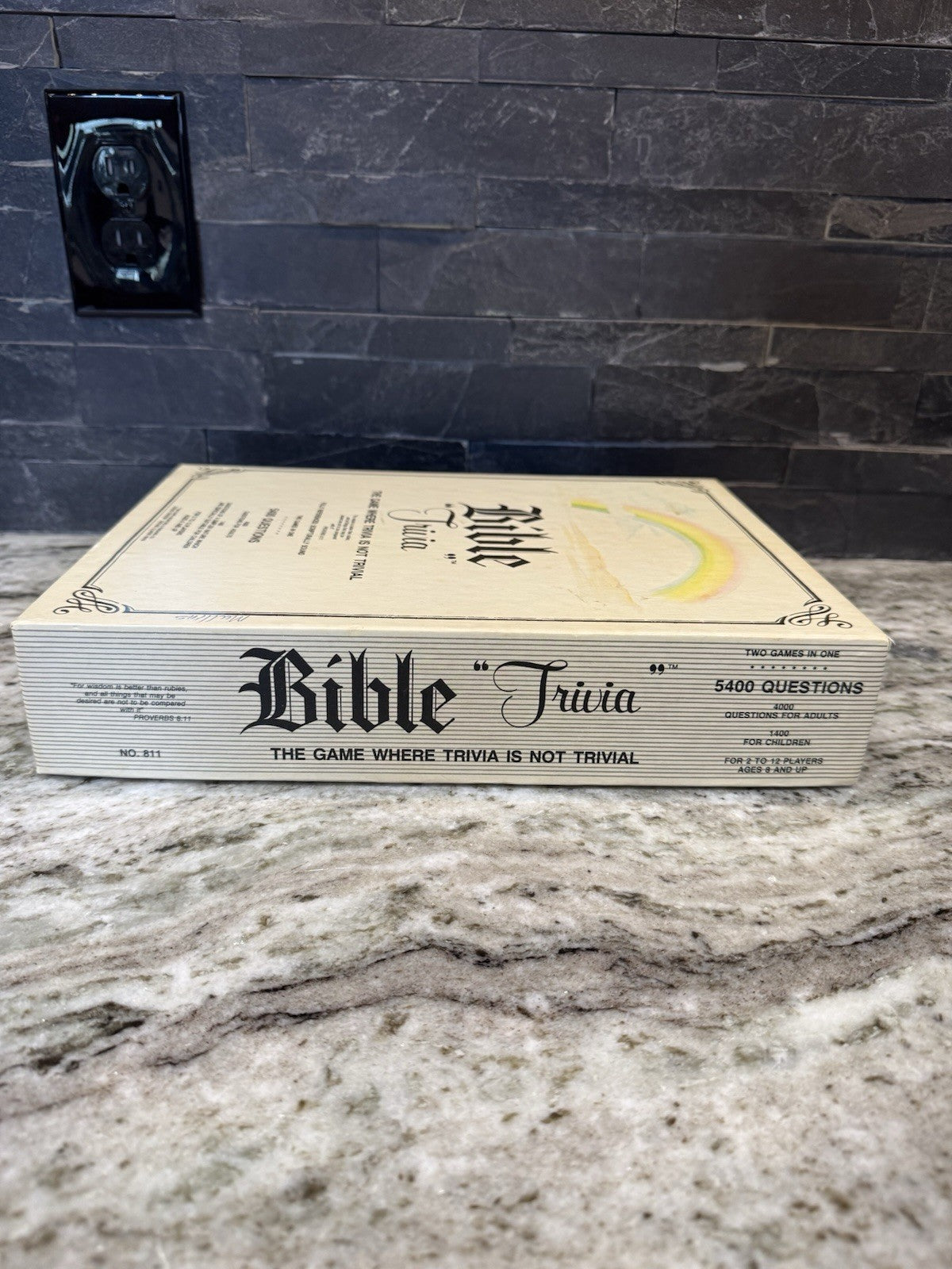 Vintage 1984 Bible Trivia Board Game /Scripturally Sound 5400 Questions