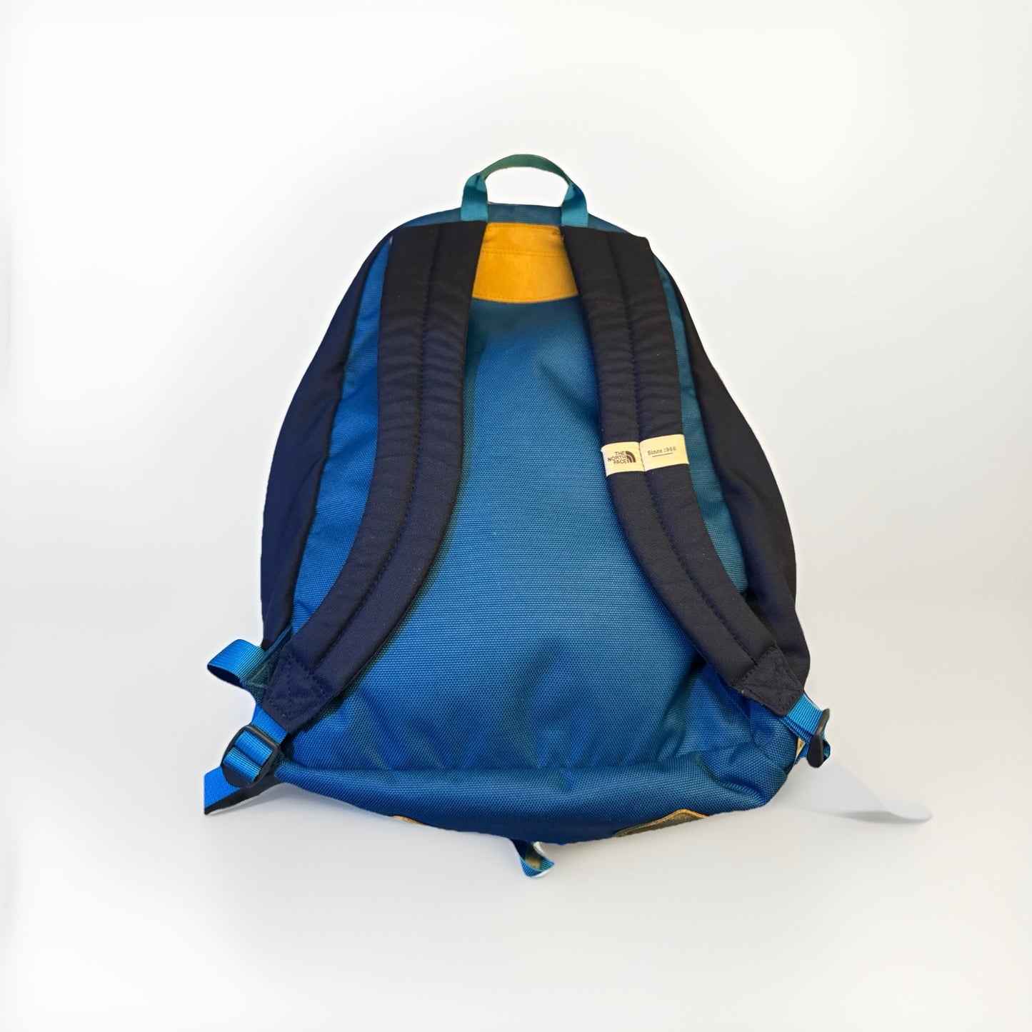 Vintage The North Face Day Pack Teardrop Backpack Brown Label Berkeley Blue