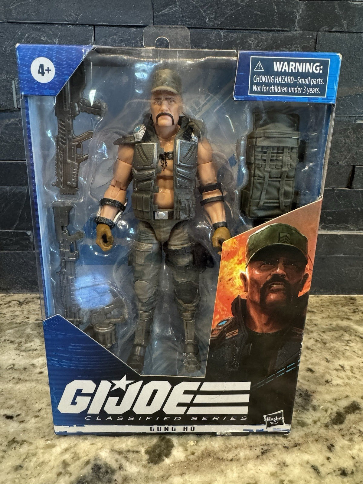 Rare Hasbro G.I. Joe Classified Series Gung Ho 6 Inch Action Figure #07 Vintage
