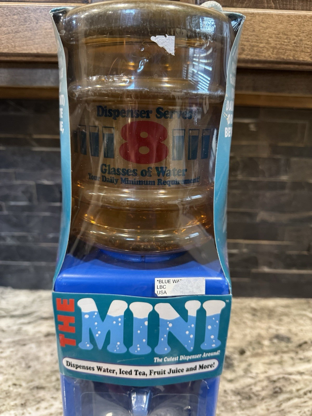Vintage The Mini Dispenser Drink Dispenser Water Cooler 8 Glass Capacity ~NEW