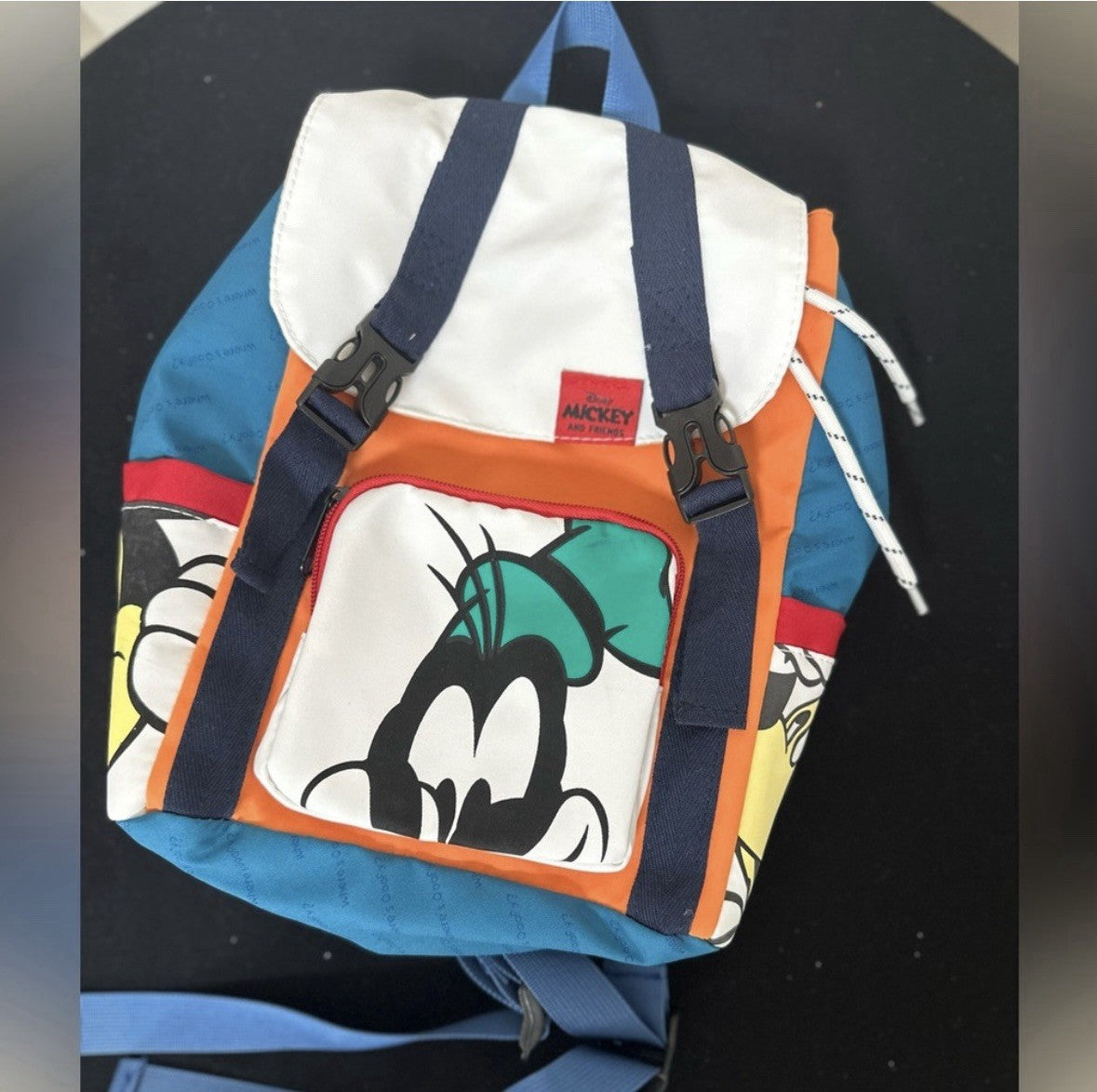 ZARA Disney Friends Kids Bag Micky Mouse Goofy Backpack Minnie NEW 