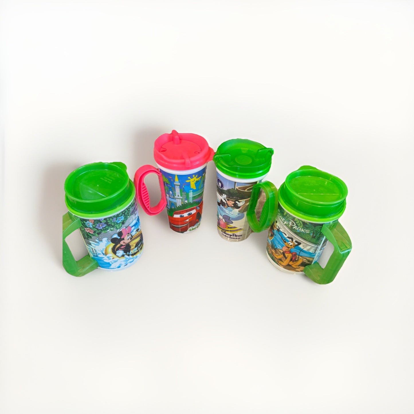 Walt Disney World Souvenir Hot/Cold Mugs Buzz Lightyear, Mickey, Goofy Cup
