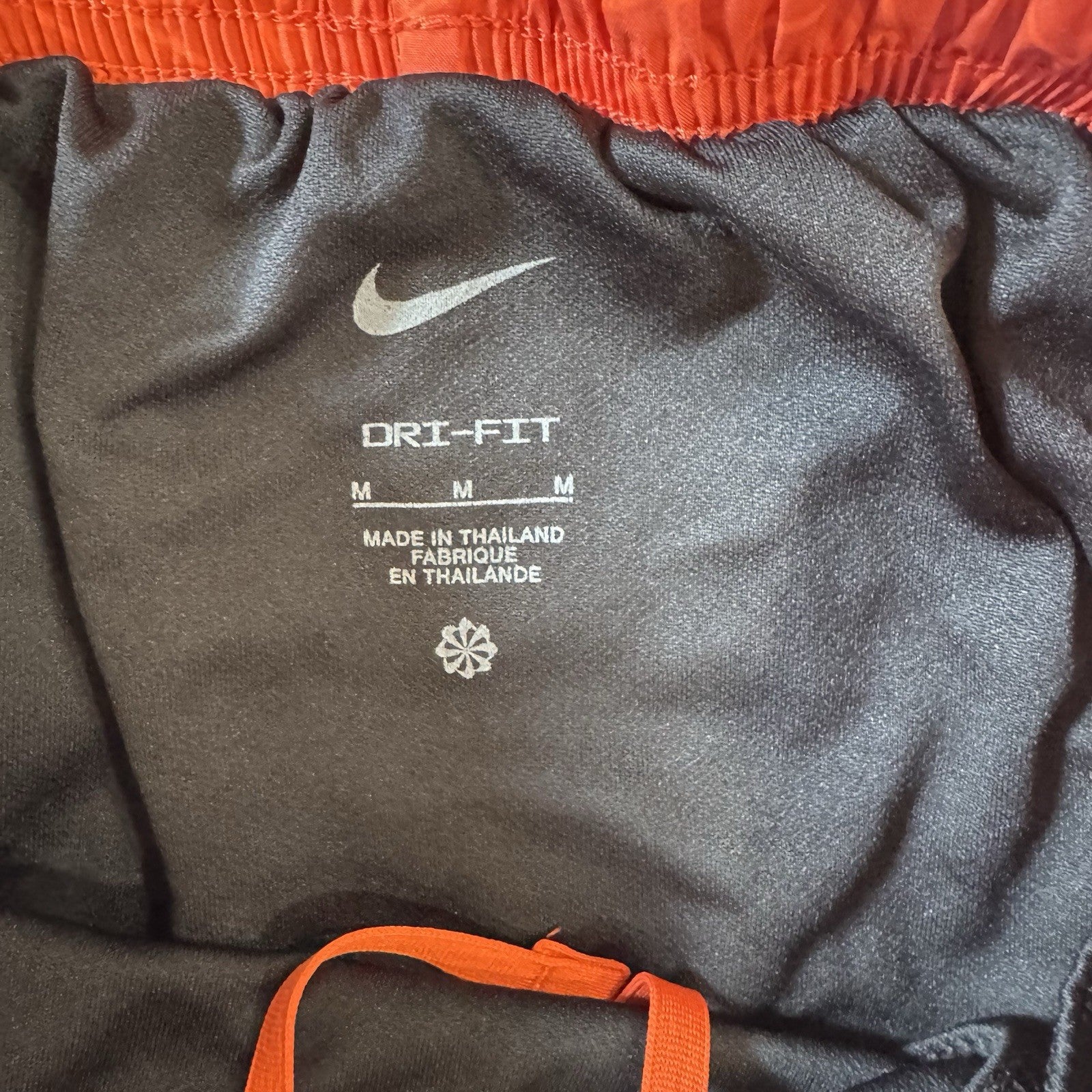 Nike Dri-FIT Clemson Tigers Running Shorts Women’s Size Medium Orange White Paw