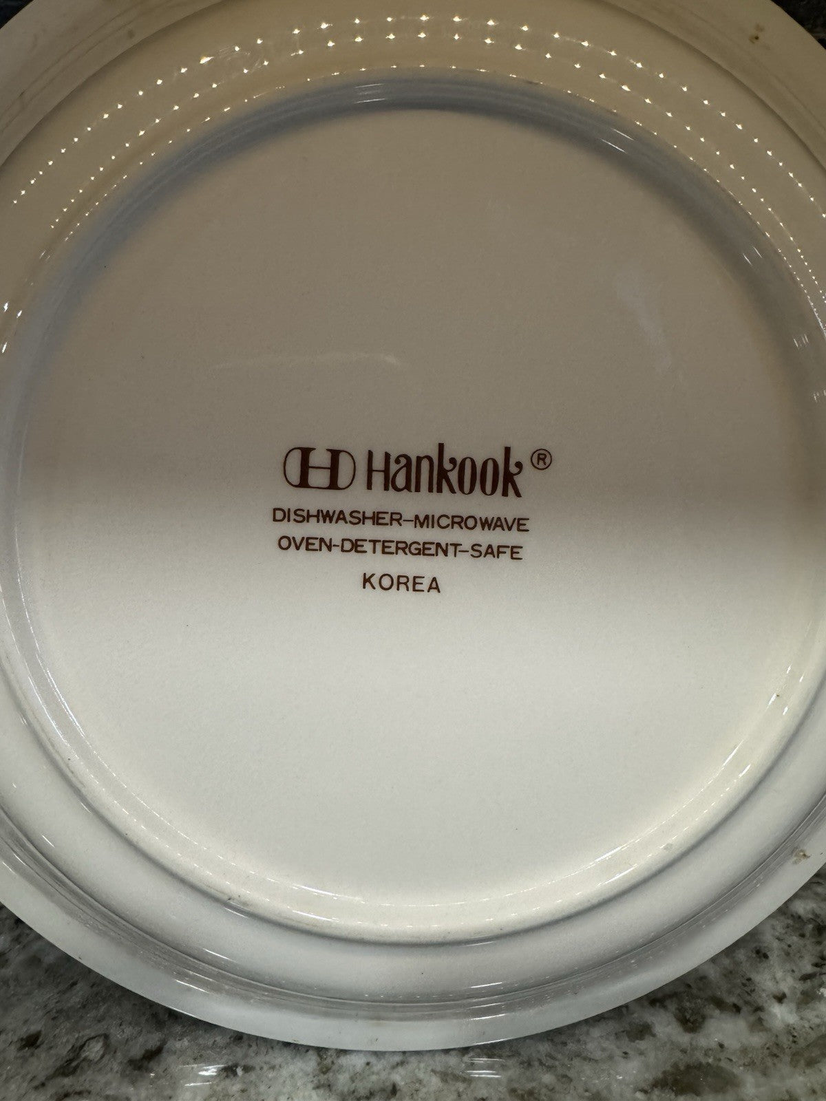 Vintage Hankook Pie Dish With Pecan Pie Recipe, Korea