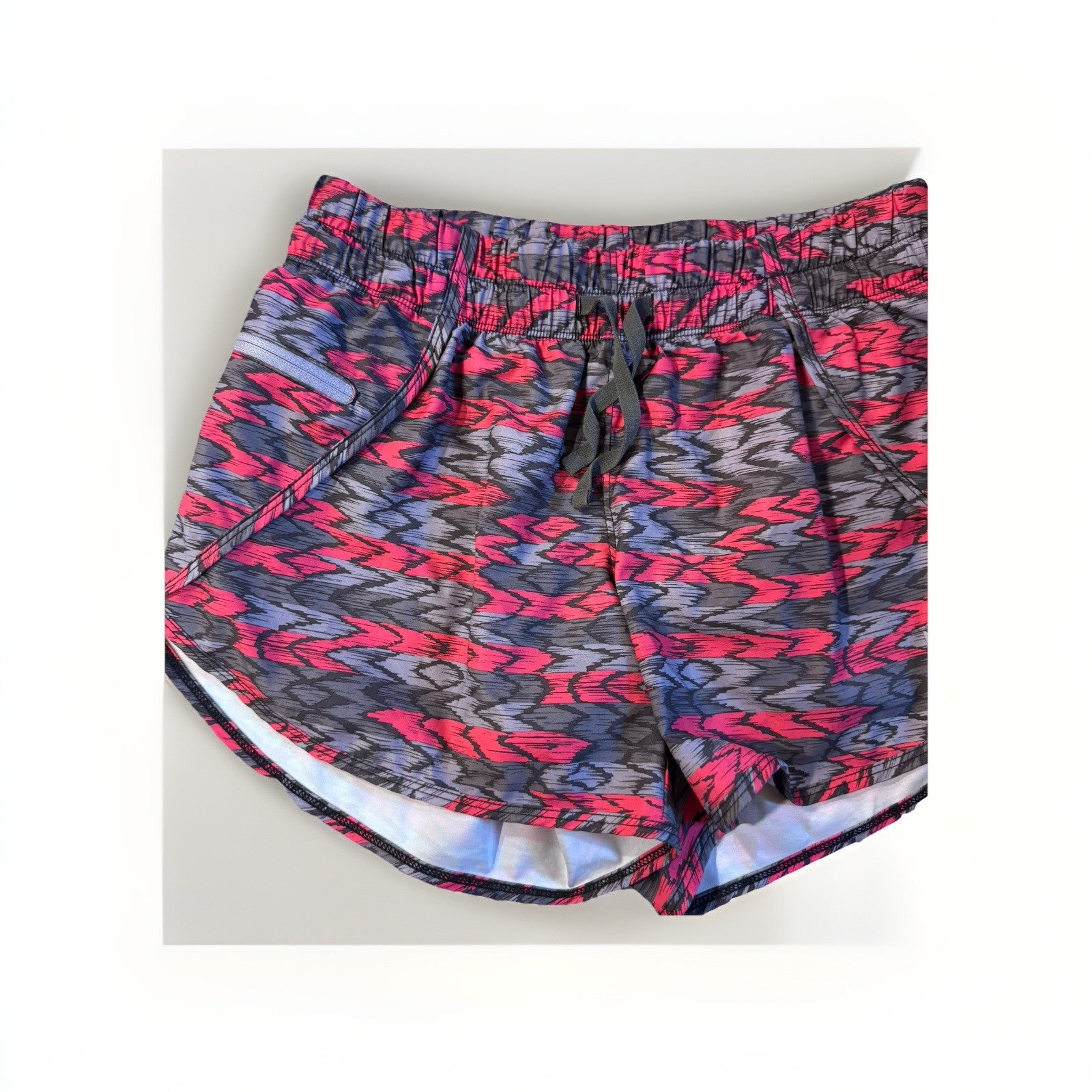 The North Face Women’s Running Shorts | Size S | Vibrant Abstract Print | 100% P