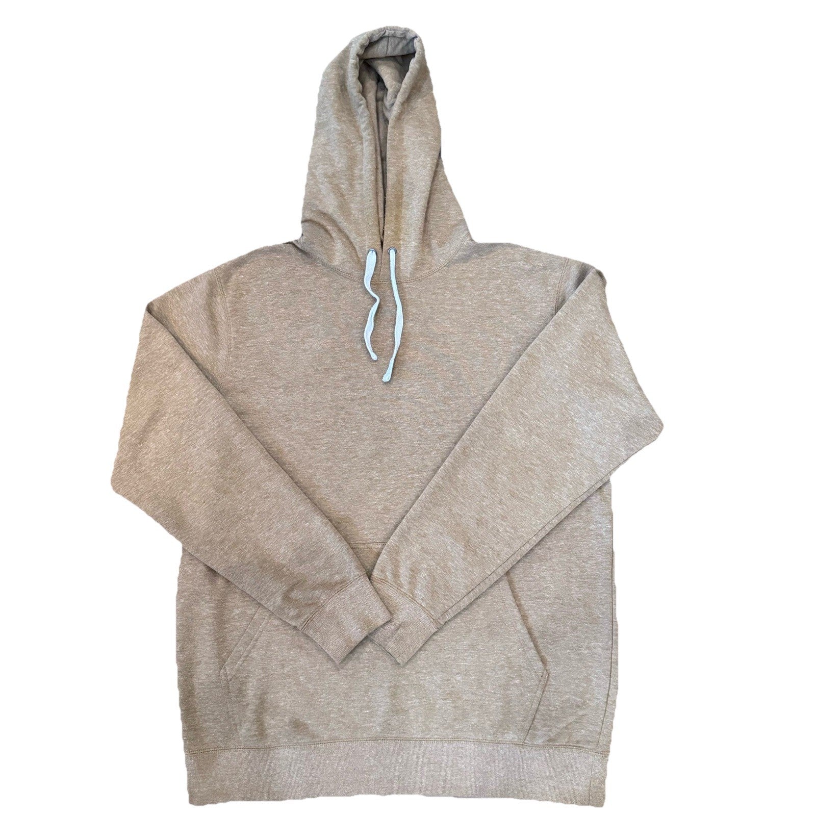 Billabong Men’s XL Tan Pullover Hoodie Fleece Lined Skate Surf Sweatshirt Y2K 