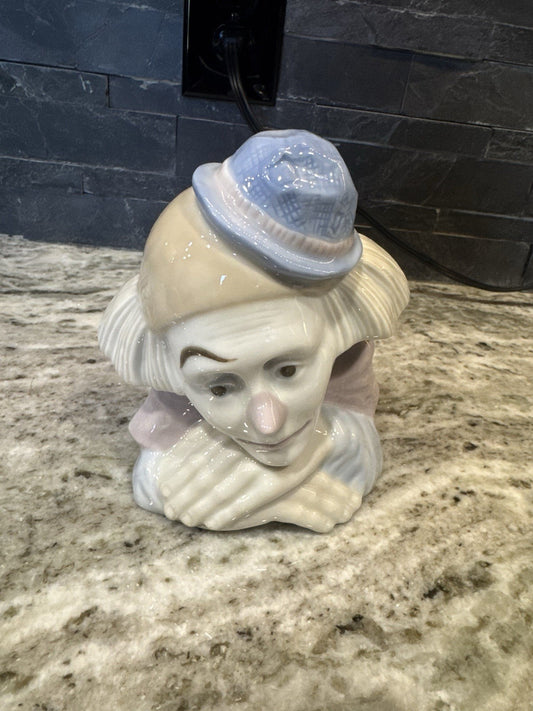 Vintage Meico Inc. Porcelain Clown Bust By Paul Sebastian “Sad Feelings” 6.5"
