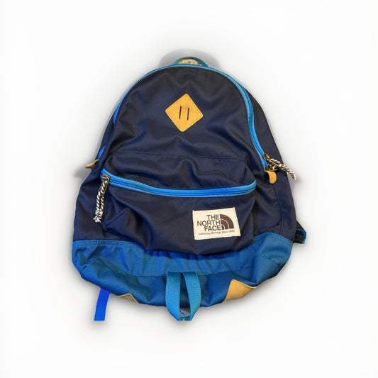 Vintage The North Face Day Pack Teardrop Backpack Brown Label Berkeley Blue