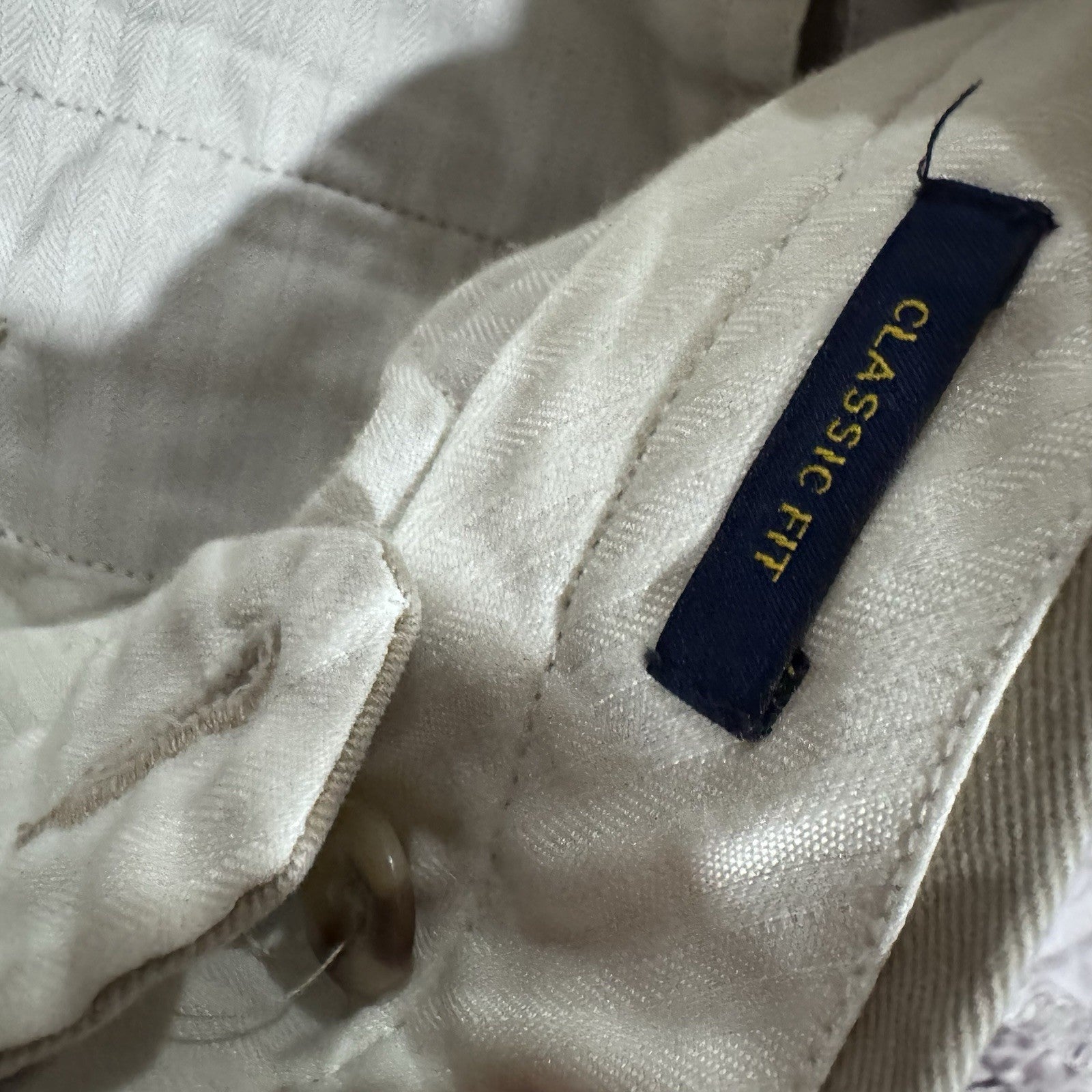 Polo Ralph Lauren Classic Fit Khaki Pants 31x30 Beige Chino Trousers Y2K Preppy