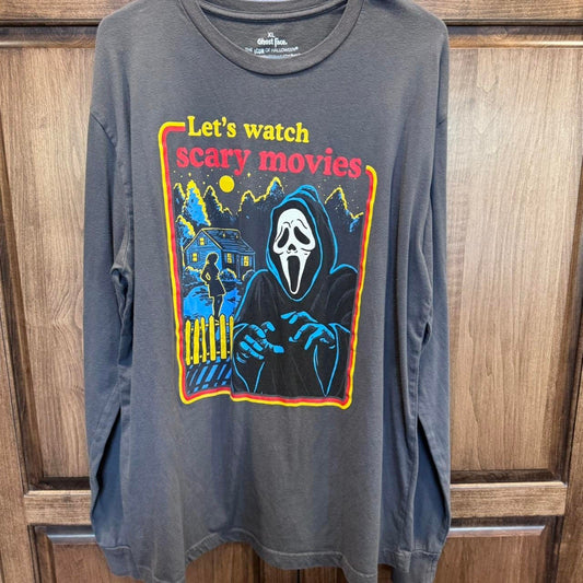Ghost Face Scary movies long sleeve shirt 2000s XL Retro Y2K 90s