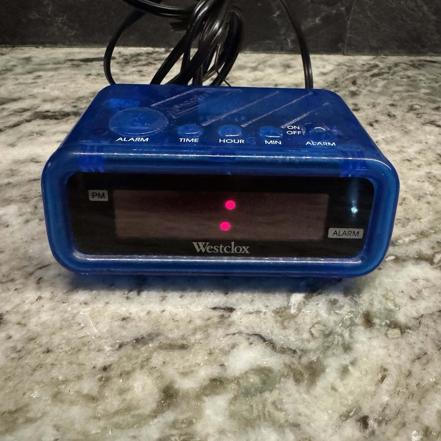 Westclox Vintage Alarm Clock Digital Model No. 49807