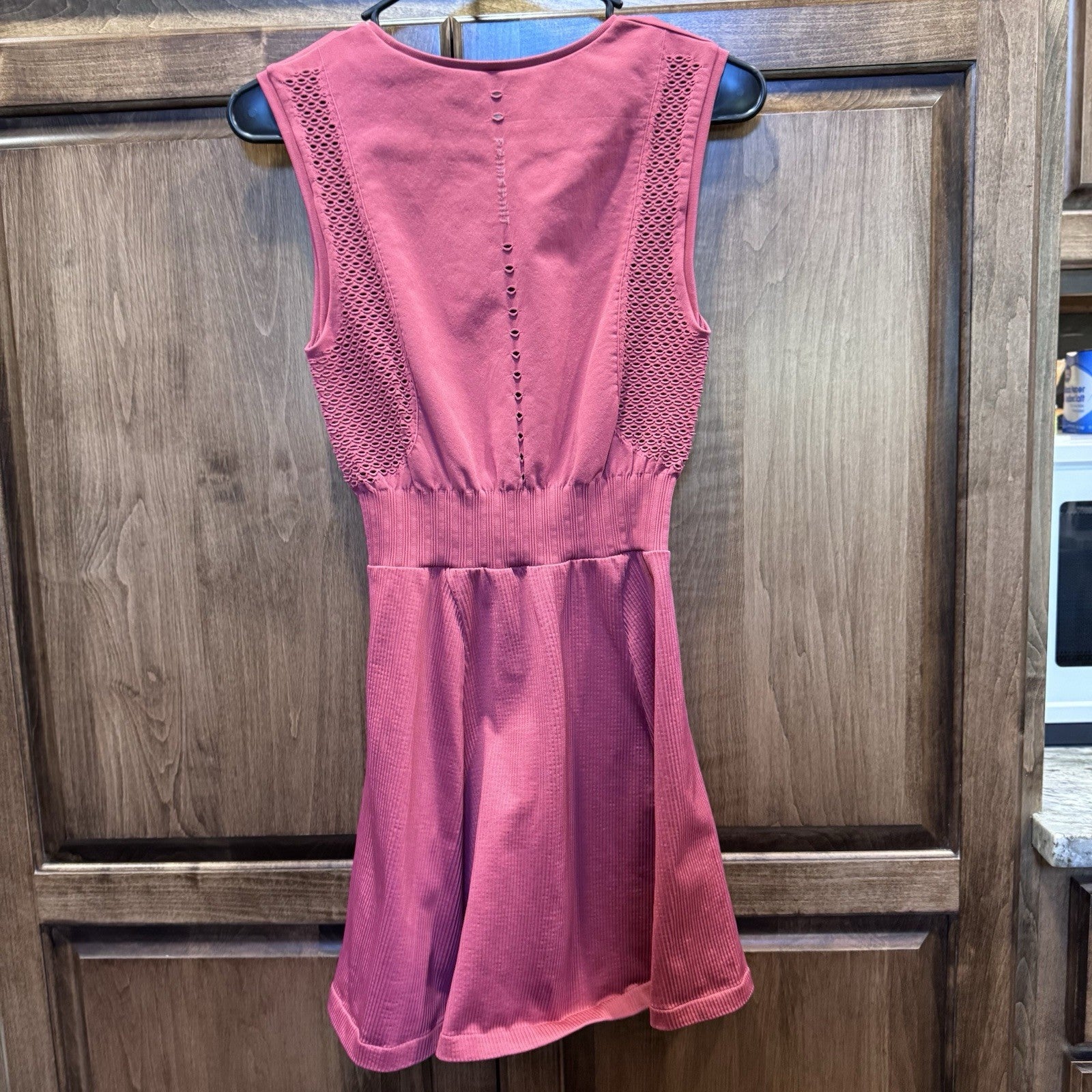 Adidas Women’s Small Pink Athletic Tennis Golf Dress Sleeveless Mesh