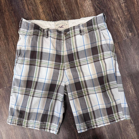 Y2k Vintage Hollister Plaid shorts Mens Size 36