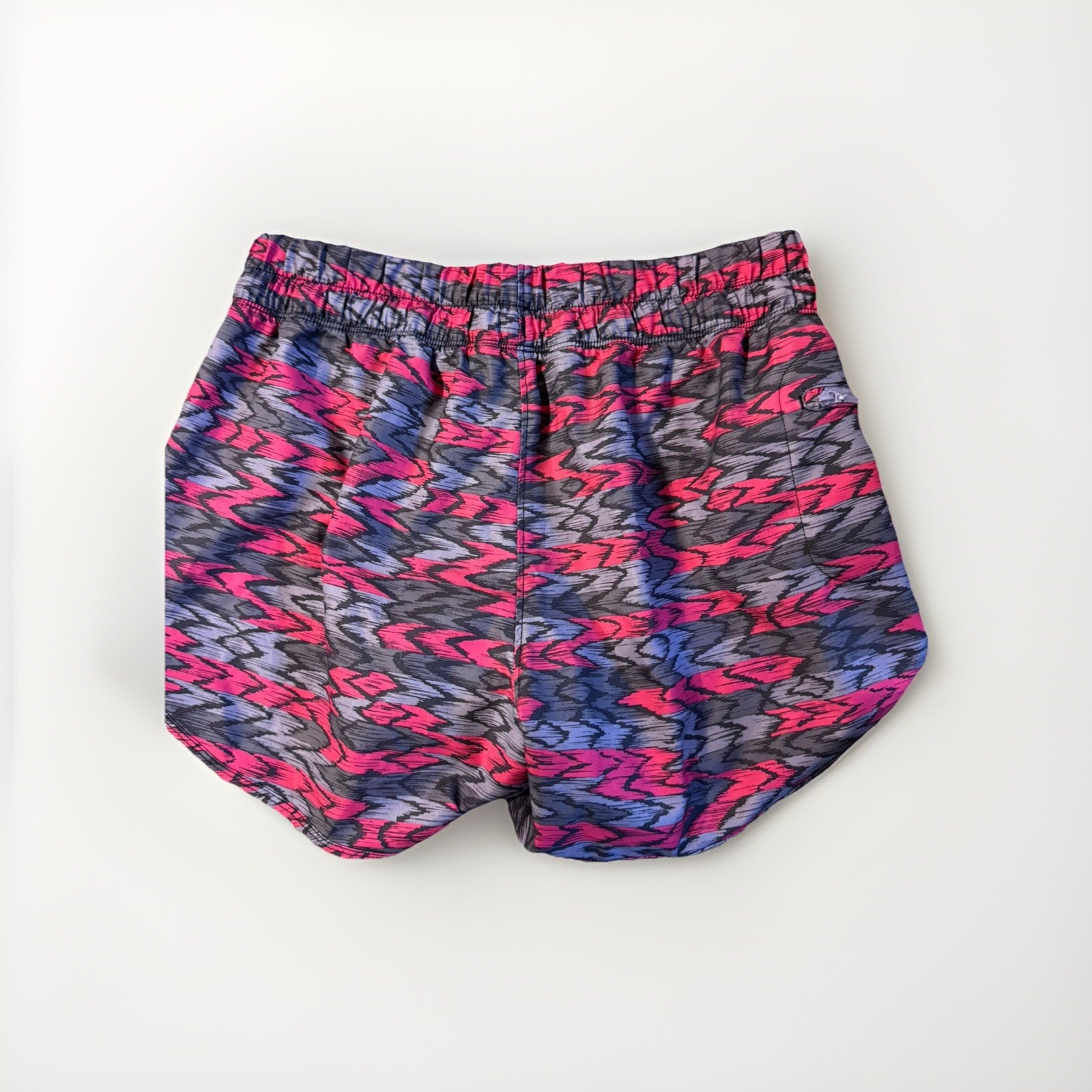 The North Face Women’s Running Shorts | Size S | Vibrant Abstract Print | 100% P