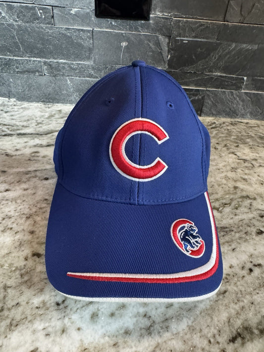 Vintage MLB Chicago Cubs Hat Cap Adjustable Blue Embroidered Logo Fan Favorite