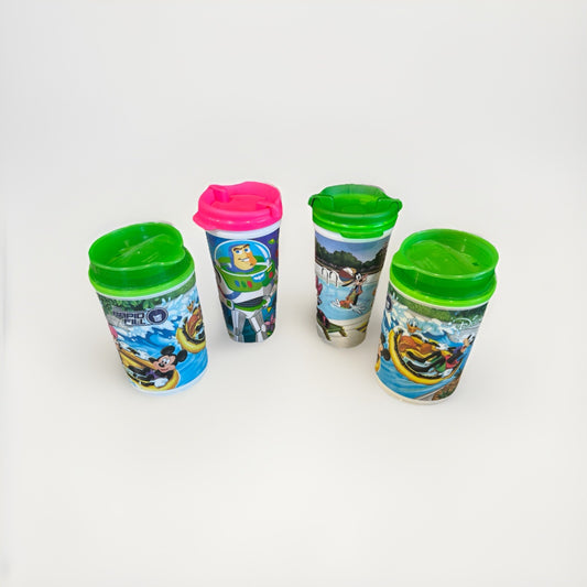 Walt Disney World Souvenir Hot/Cold Mugs Buzz Lightyear, Mickey, Goofy Cup