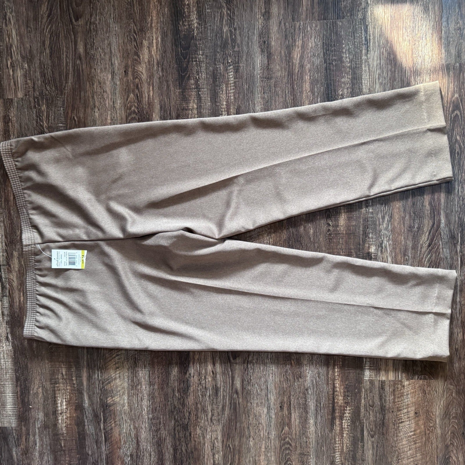 Alfred Dunner Mocha Stockbridge Pants Size 14 Medium Proportioned NWT
