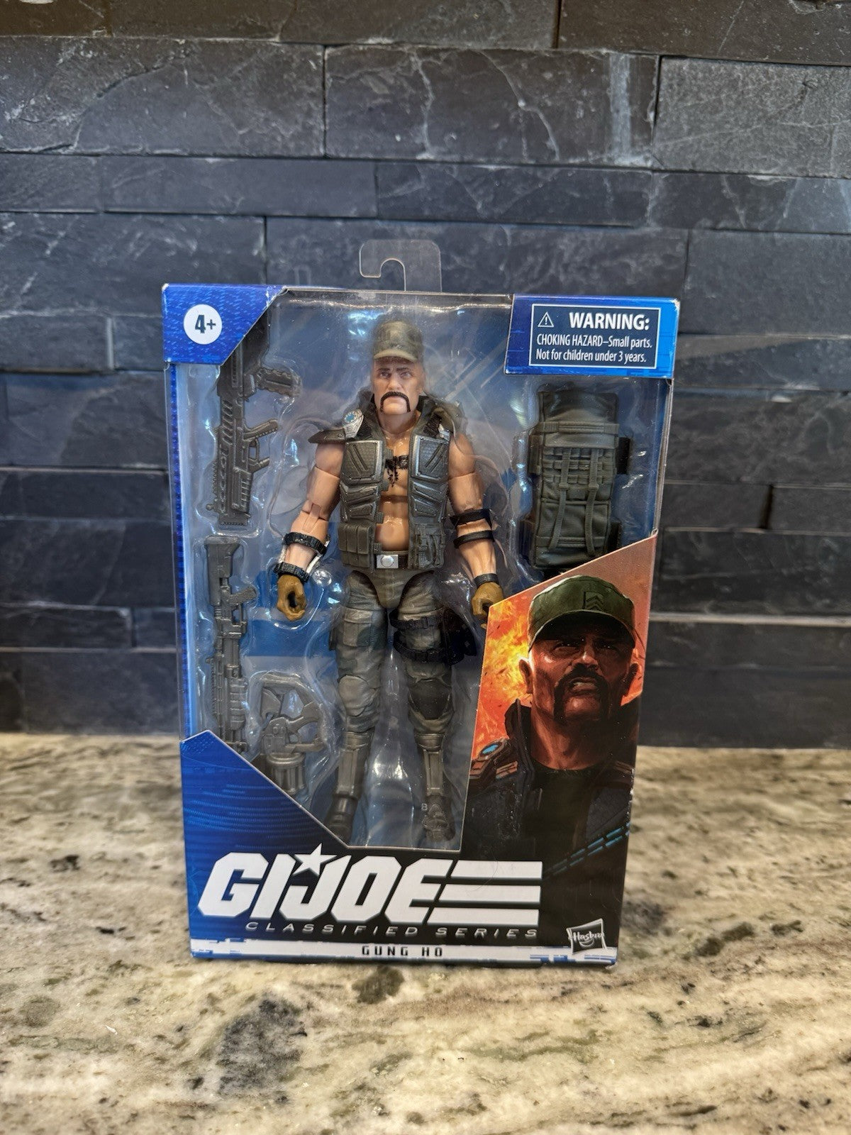 Rare Hasbro G.I. Joe Classified Series Gung Ho 6 Inch Action Figure #07 Vintage