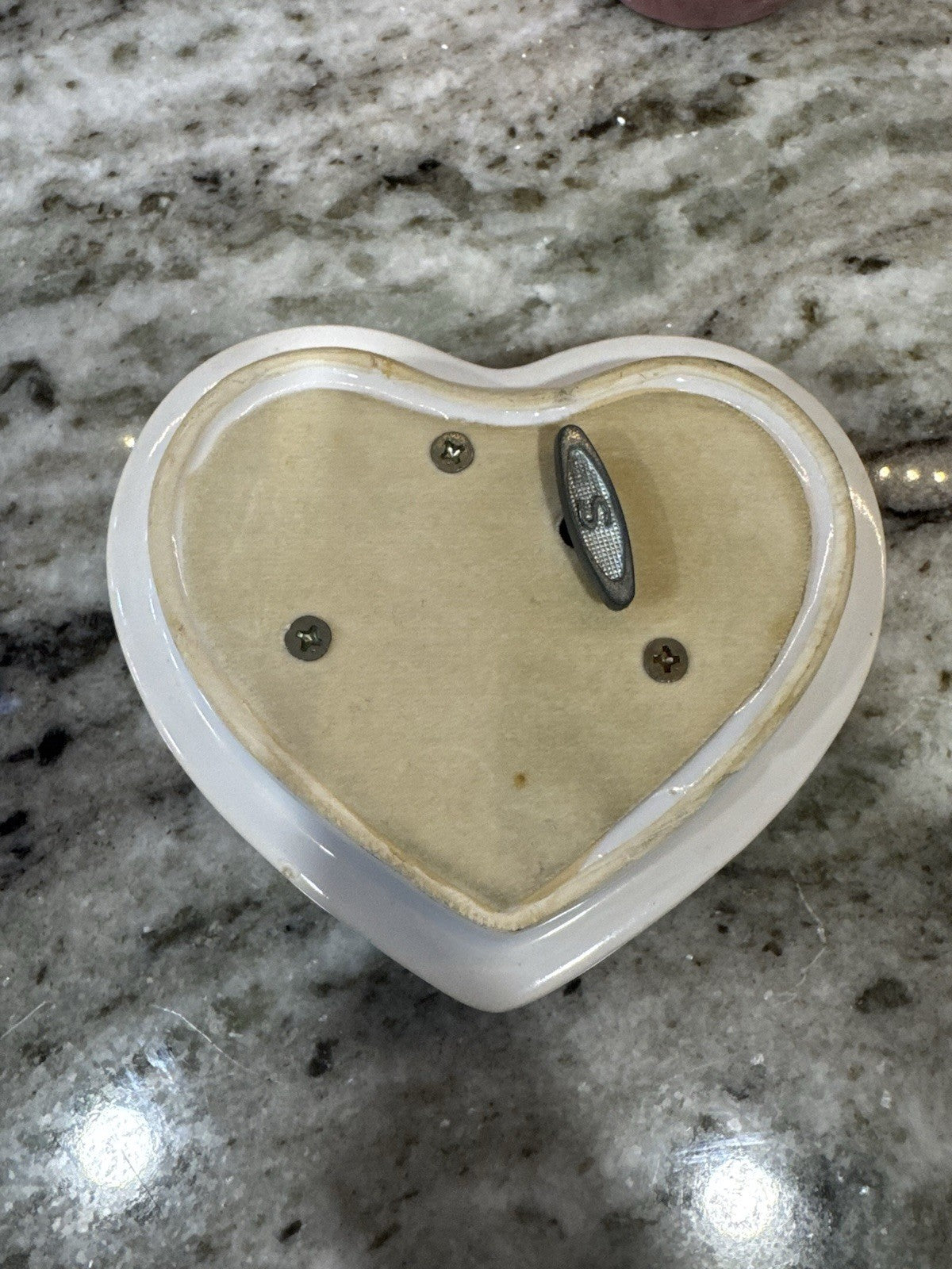 Vintage Heart Shaped Trinket Music Box By The San Francisco Music Box Co. BALLET