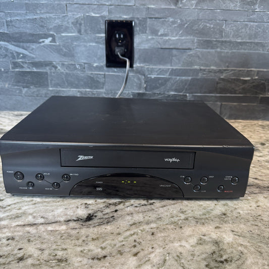 Zenith VCR Plus VR4226HF Stereo Video Cassette Recorder- Not Tested