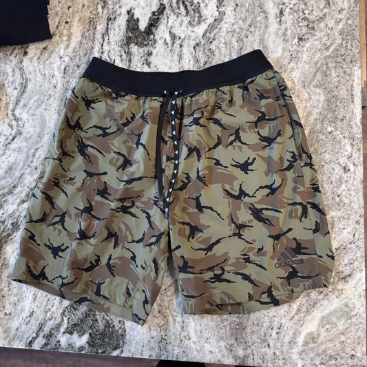 Adidas Aeroready Camouflage Everyday Athletic Shorts Mens Large 30x8
