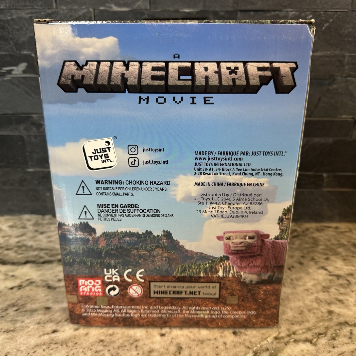 Minecraft Movie MIGHTY MEGA SQUISHME Jack Black As Steve 9" Figure 2025 NEW