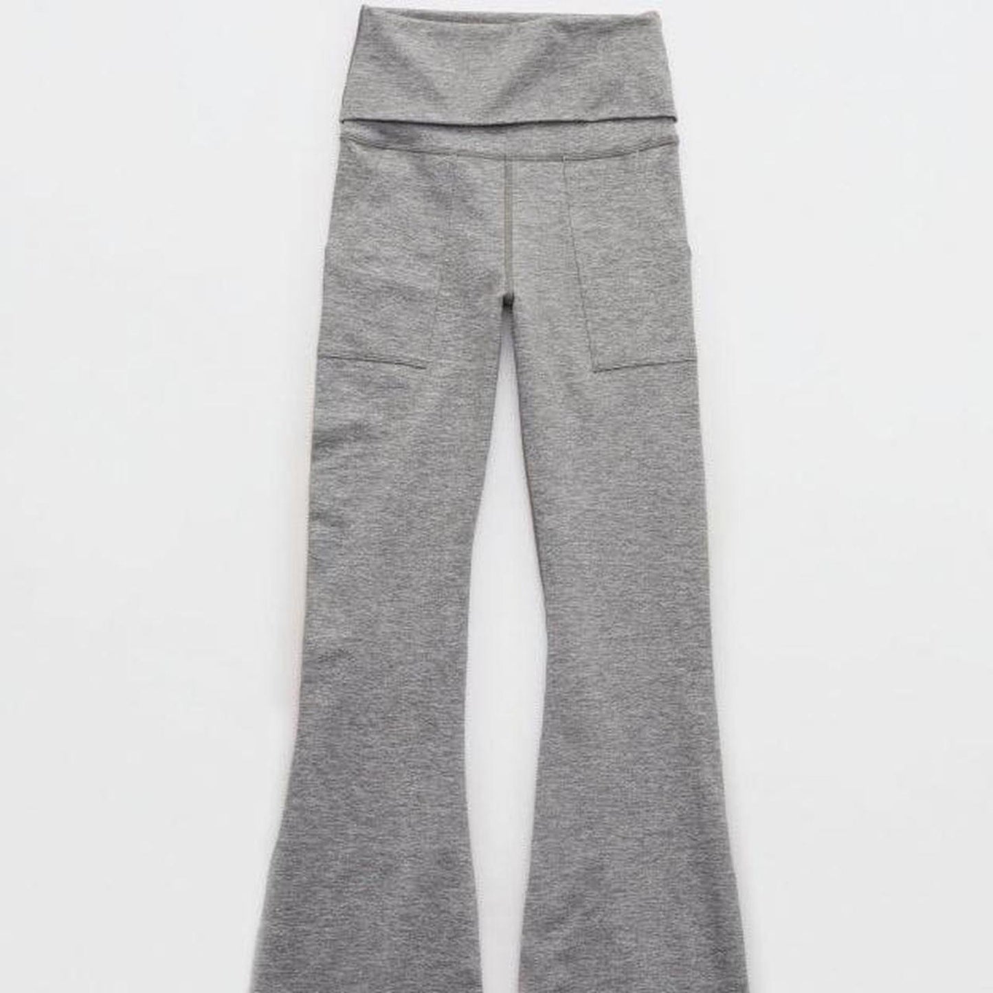 XL OFFLINE By Aerie The Hugger High Waisted Fold over Flare Legging