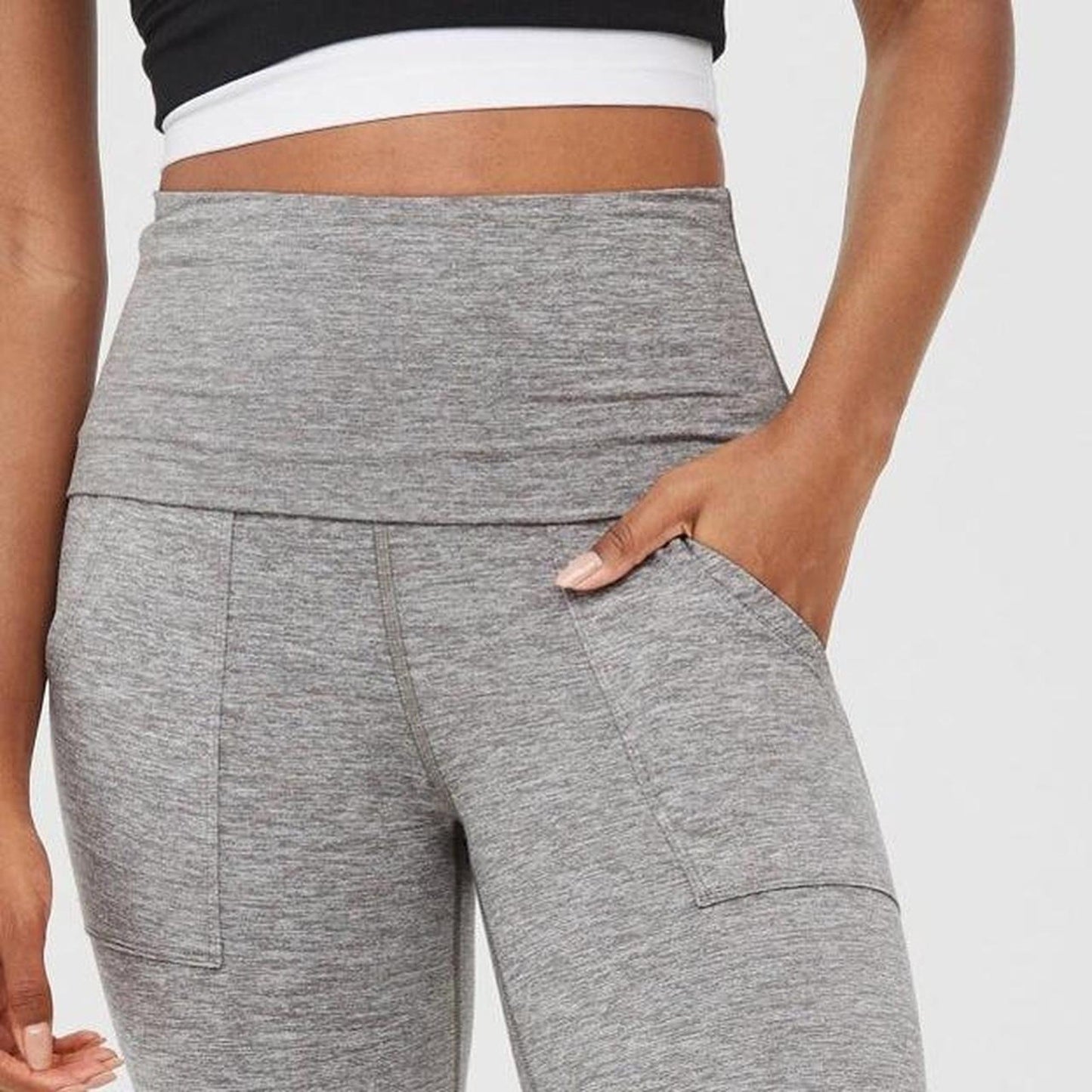 XL OFFLINE By Aerie The Hugger High Waisted Fold over Flare Legging